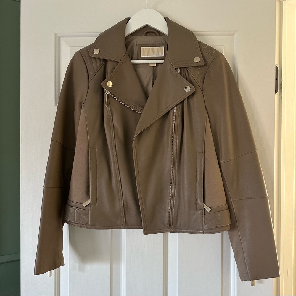 Michael Kohrs Brown Leather Jacket